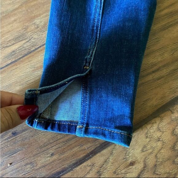 Banana Republic Premium Denim Mid Rise Skinny 28s Medium Wash Back Seam - Picture 7 of 11